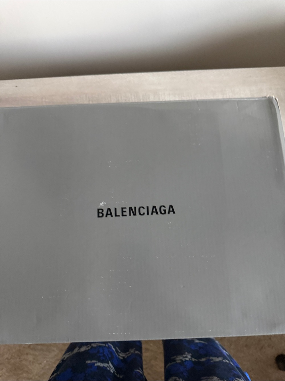 Balenciaga Chunky Track Sneakers in Gray, Black and Cream - Picture 5 of 5